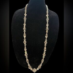 Vintage Aroura crystal necklace